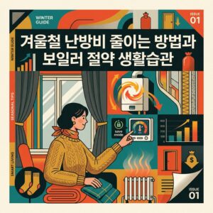 겨울철 난방비 줄이는 방법과 보일러 절약 생활습관
