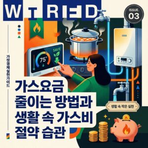 가스요금 줄이는 방법과 생활 속 가스비 절약 습관