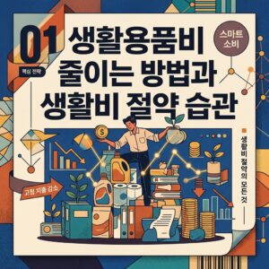 생활용품비 줄이는 방법과 생활비 절약 습관