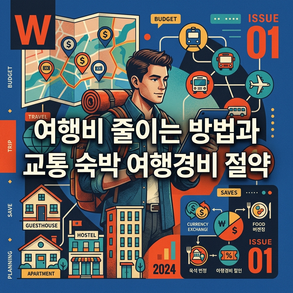 여행비 줄이는 방법과 교통 숙박 여행경비 절약