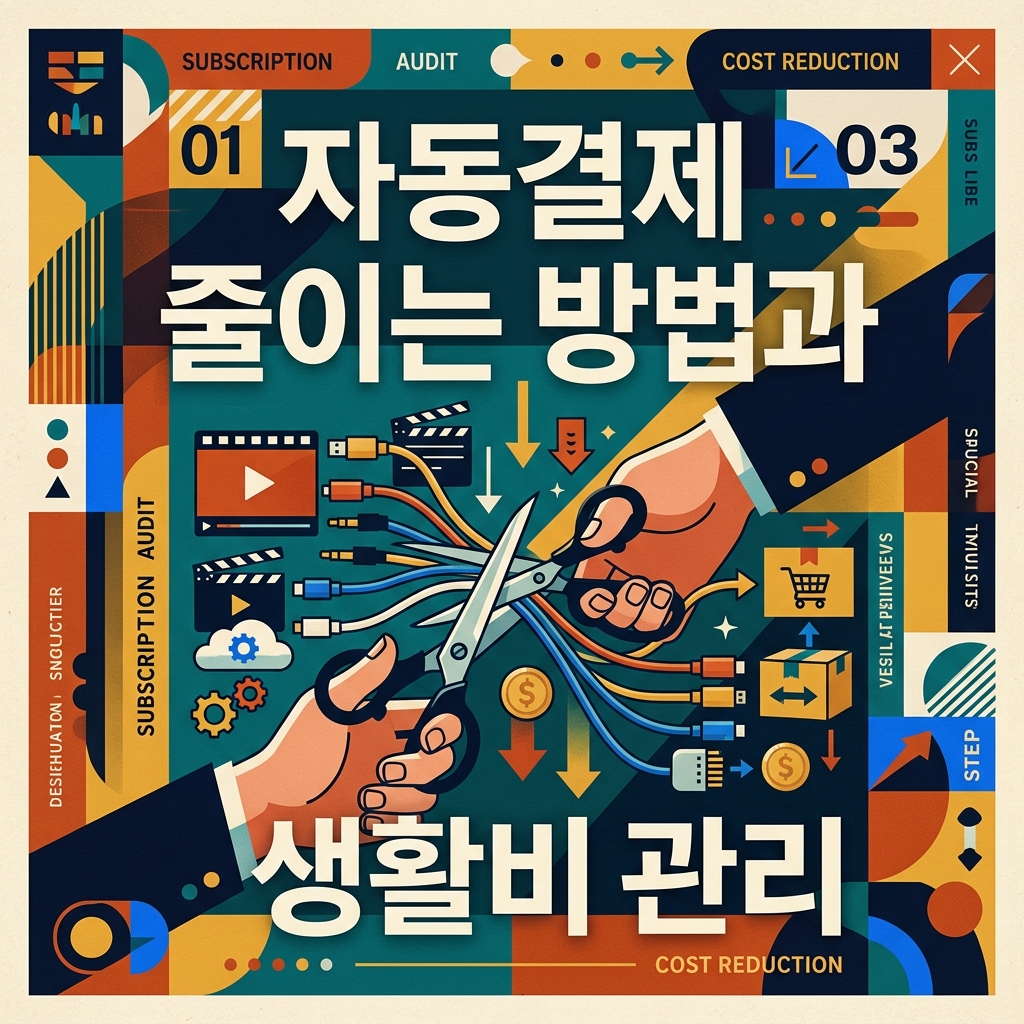 자동결제 줄이는 방법과 구독료 생활비 관리