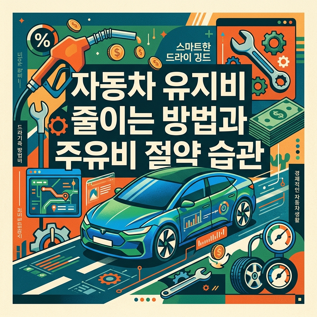 자동차 유지비 줄이는 방법과 주유비 절약 습관
